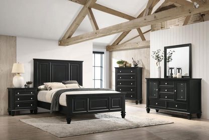 Sandy Beach Bedroom Collection (Black)
