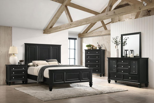 Sandy Beach Bedroom Collection (Black)