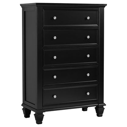 Sandy Beach Bedroom Collection (Black)