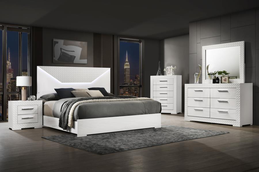 Ives Bedroom Collection (White)